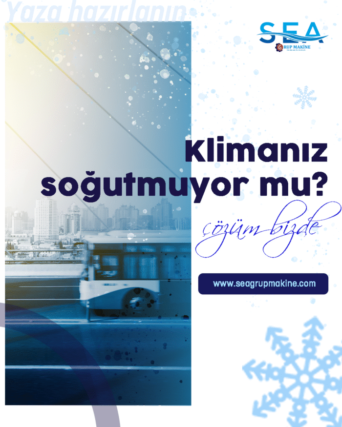 Sea grup makine instagram yaza hazırlık kapsamında -klimanız sogutmuyor mu- post çalışması